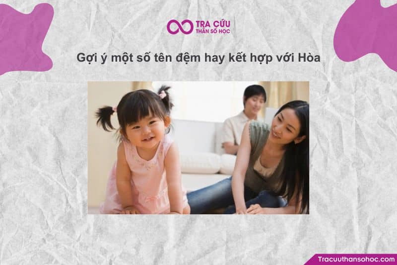 Đặt tên Hòa cho bé gái mang ý nghĩa dịu dàng, yên bình và tràn đầy yêu thương, đồng thời gửi gắm mong ước con lớn lên sẽ hiền hậu, biết quan tâm, sống hòa thuận với mọi người.