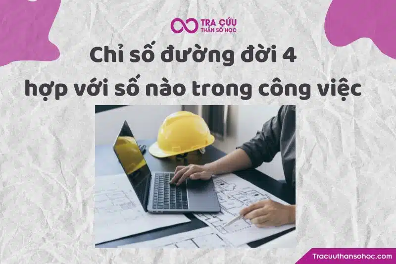 Chỉ số đường đời 4 hợp với số nào trong công việc
