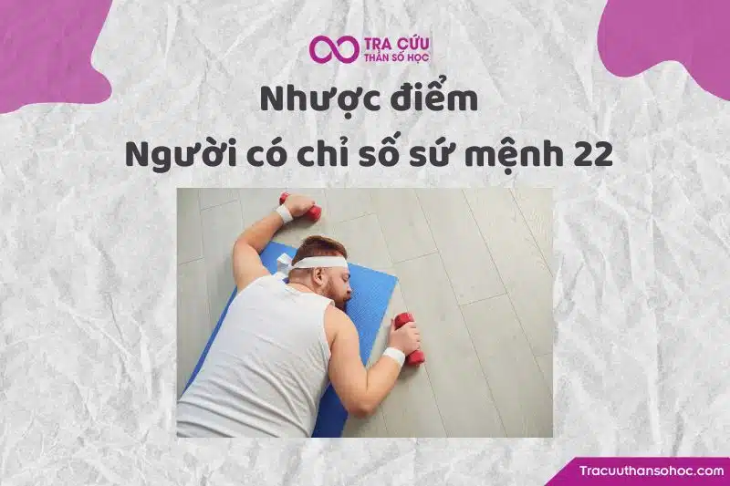 Nhược điểm chỉ số sứ mệnh 22
