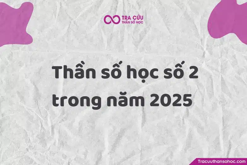 Trong năm thế giới 2025 - năm số 9 này, người số 2 có tiềm năng để đạt được thành công lớn